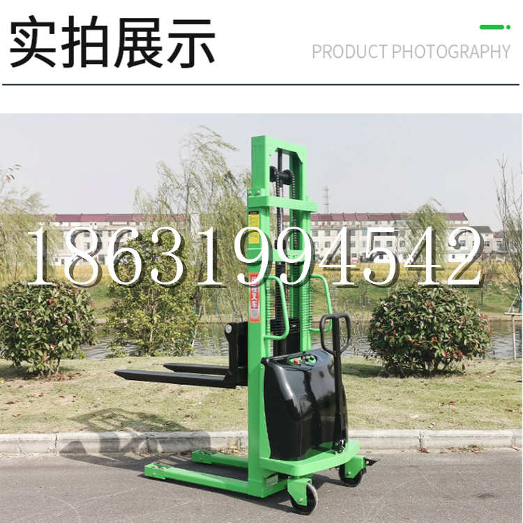 双流区电动叉车堆高车液压铲车电瓶1吨2吨站驾步行式小型全自动叉车